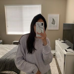 GARAGE LAVENDER SWEATER - SIZE S